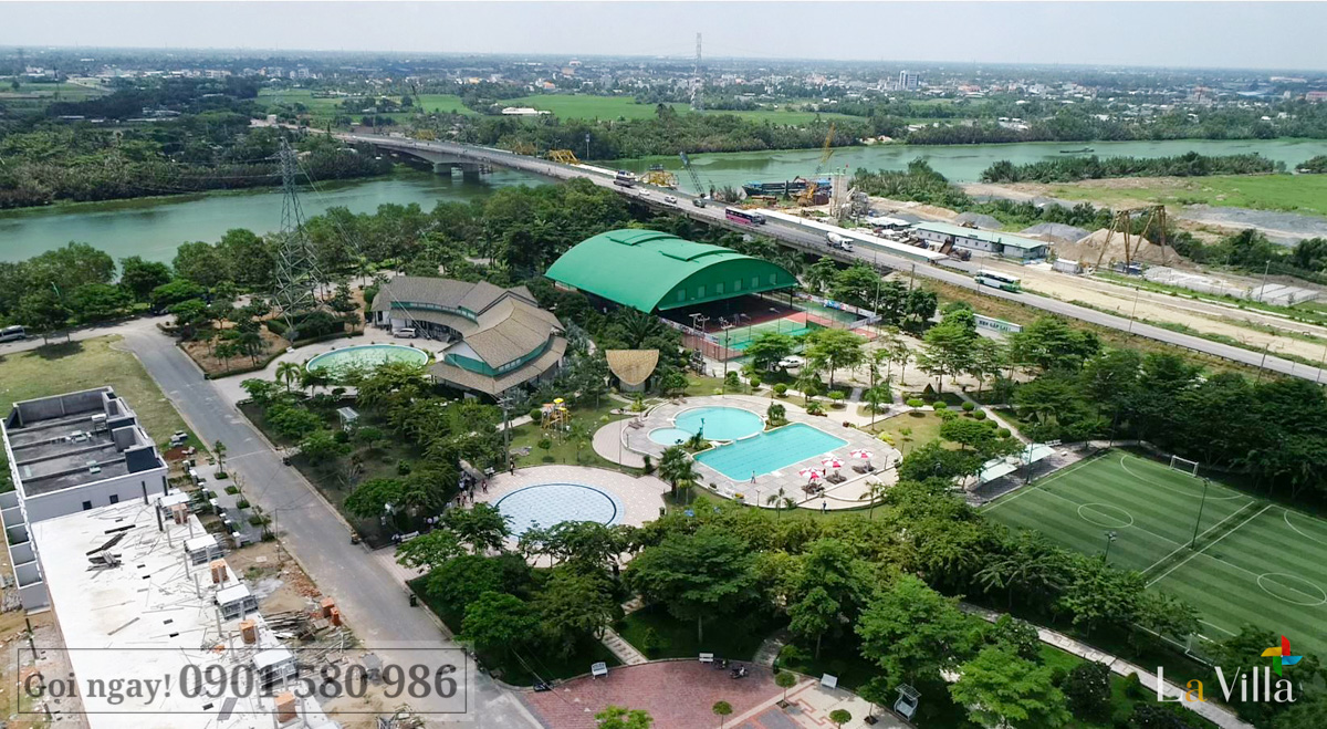 Công viên khu đô thị Lavilla Green City - Tân An tháng 7/2019