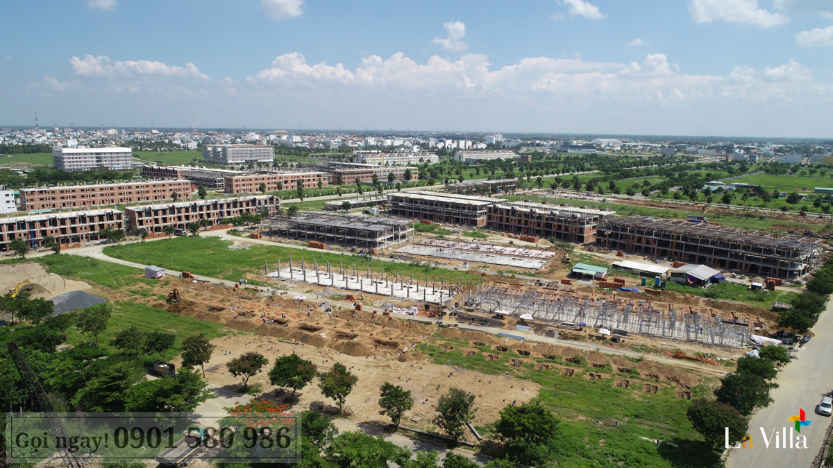 Hình thực tế dự án Lavilla Green City - Tân An tháng 7/2019