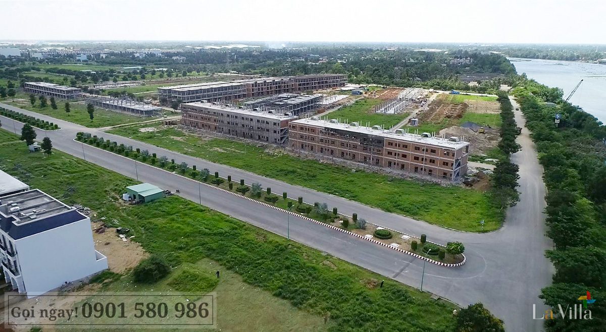 Hình ảnh thực tế dự án Lavilla Green City, Tân An – Tháng 7/2019