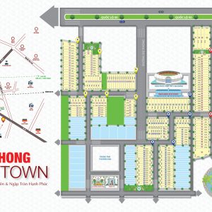 Sơ đồ phân lô dự án đất nền khu đô thị Nam Phong Eco Town